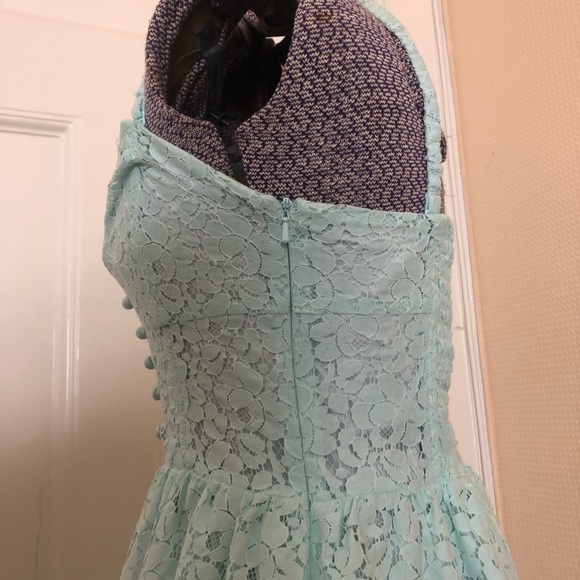 Talula Debutante lace dress in mint - Picture 6 of 10